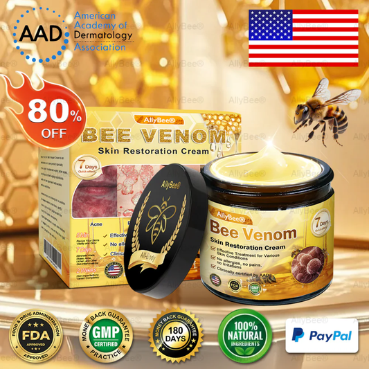 Mayo Clinic Official: AllyBee® Skin Treatment Cream Anti-aging, Hydrating, Skin Repair, Even Tone, Acne and Dark Spot Treatment, Wart and Mole Removal, Psoriasis Relief