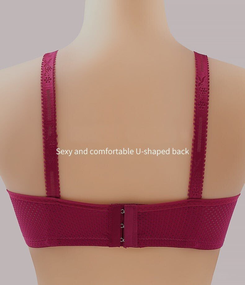 2022 Plus Size Bra Women Underwear Wire Free Comfort  Soft Breathable