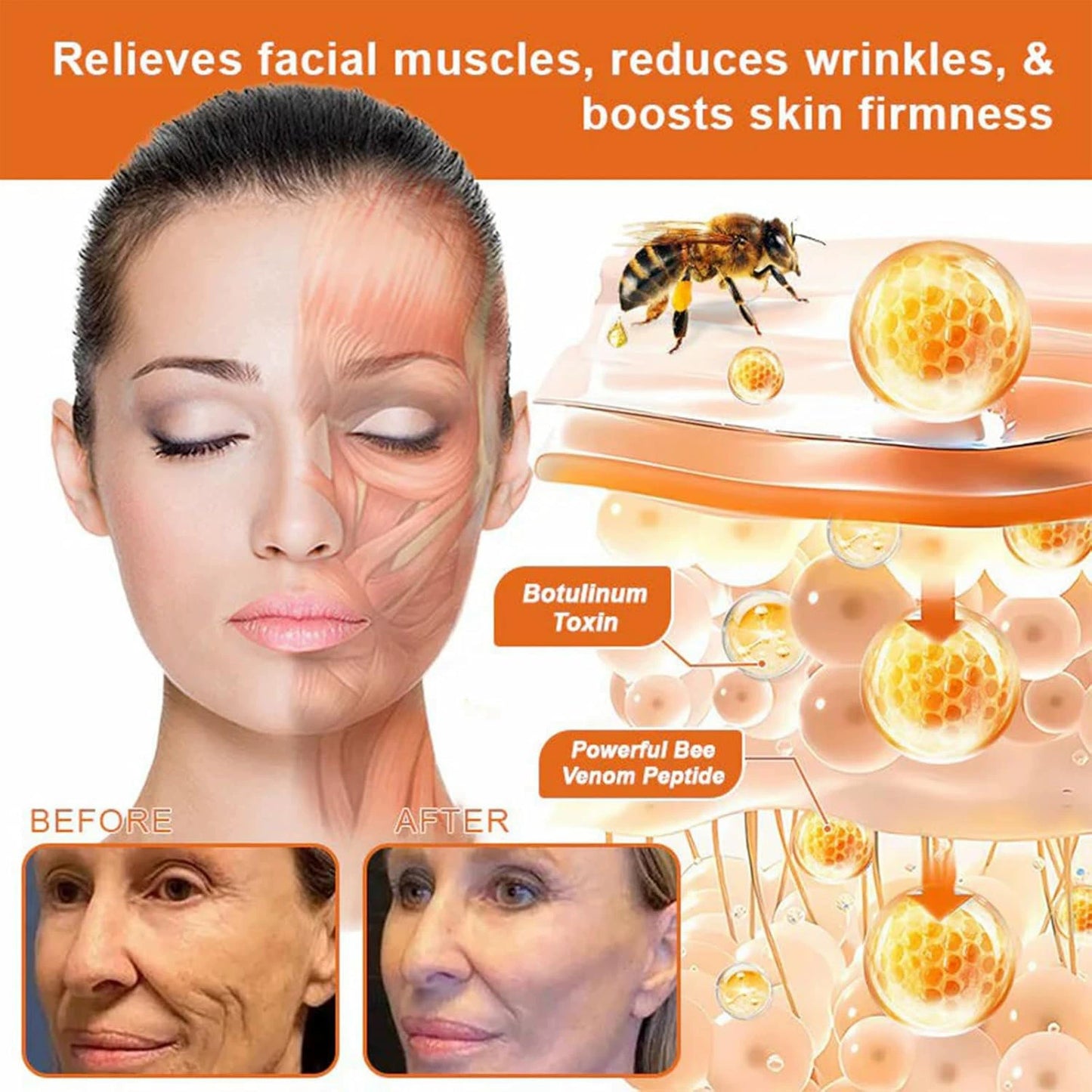 👨⚕️ Made and Shipped from US✅ Tlopa® Bee Venom Multi-Symptom Skin Treatment Cream