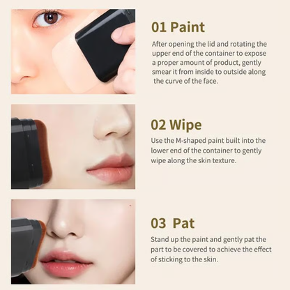 💥Dual-Ended Eraser Foundation Stick: Conceal & Highlight