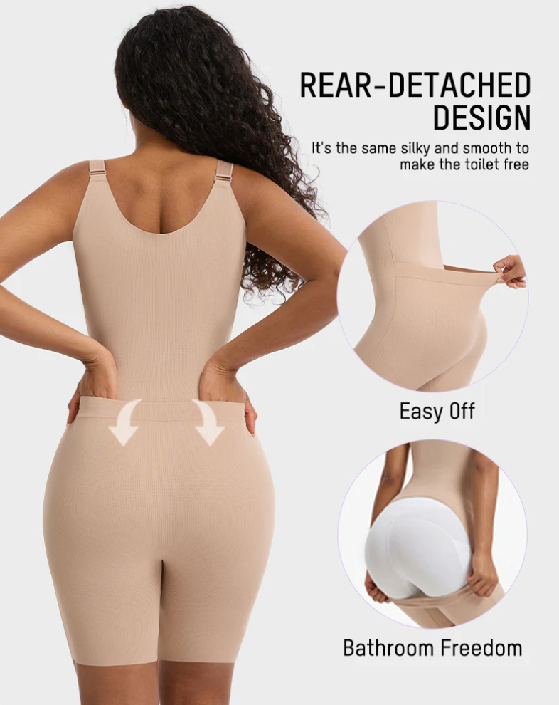 Easyslide™ AirWeave Sculpt Bodysuit "Snatch your waist without overheating, rolling, or bathroom drama."