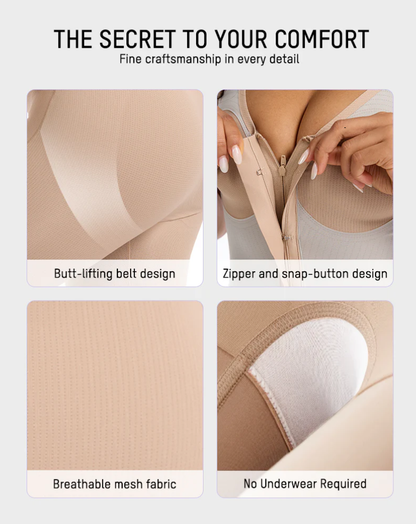 Easyslide™ AirWeave Sculpt Bodysuit "Snatch your waist without overheating, rolling, or bathroom drama."