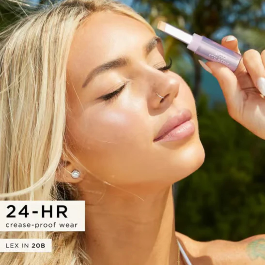 🔥Special Price $24.99& Free Makeup Brushes⏰ 💥tate Big Stick Energy duo – shape tape concealer stick & brush🔥