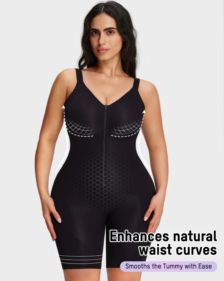 Easyslide™ AirWeave Sculpt Bodysuit "Snatch your waist without overheating, rolling, or bathroom drama."