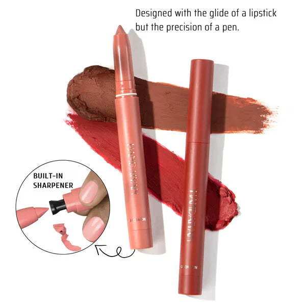 Say Goodbye to Smudges! 💄 Rotating Matte Lipstick Pencils – Long-Lasting, Sharpenable & On Sale Now!