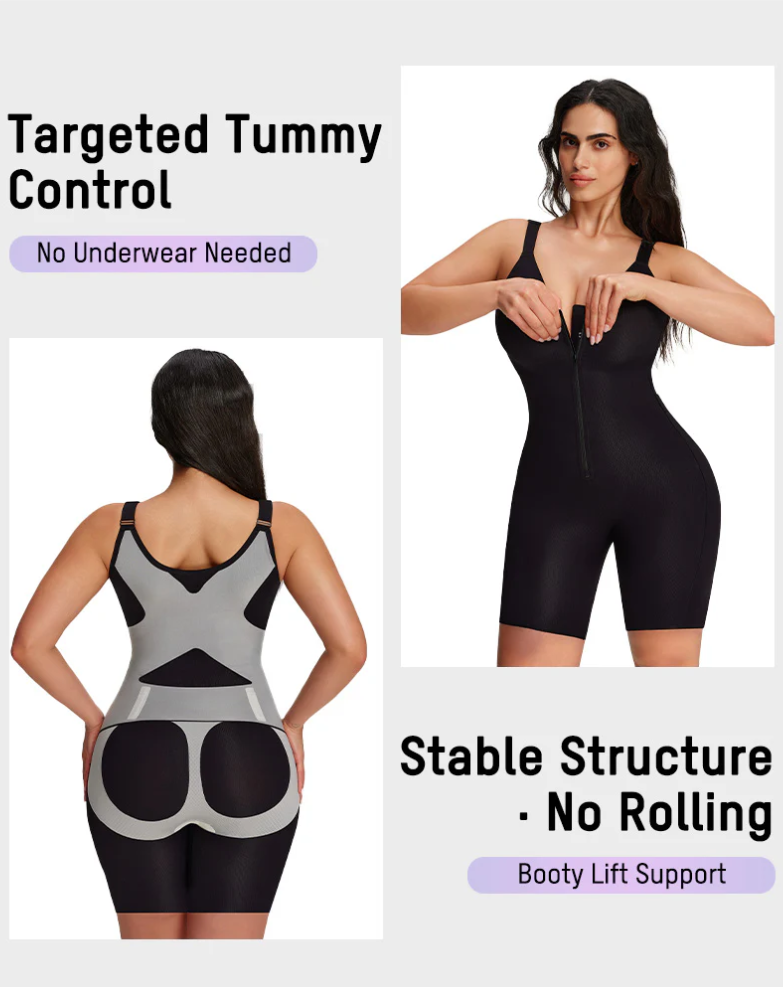 Easyslide™ AirWeave Sculpt Bodysuit "Snatch your waist without overheating, rolling, or bathroom drama."