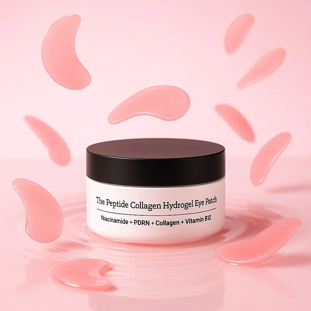 The Peptide Collagen Hydrogel Eye Patch (60 patches) | DEPUFFS UNDER-EYE BAGS IN JUST 10 MINUTES