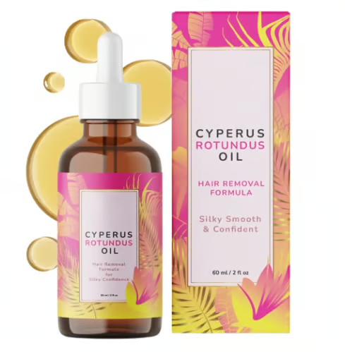 Cyperus Rotundus Oil for Natural Permanent Hair Reduction